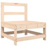 Salon de jardin 5 pcs bois massif de pin 