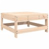 Salon de jardin 5 pcs bois massif de pin 