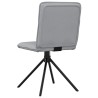 Chaises à manger lot de 6 gris clair tissu 