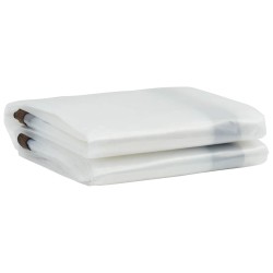 Bâche transparente avec œillets 2x5 m polyéthylène 
