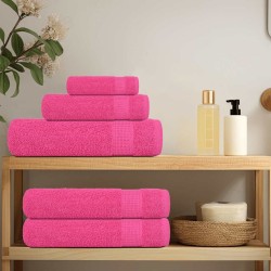 Serviettes de bain 2 pcs rose 100x150 cm 360 g/m² 100% coton 