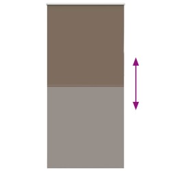 Store enrouleur occultant café 115x210cm largeur du tissu 