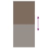 Store enrouleur occultant café 115x210cm largeur du tissu 