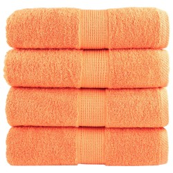 Serviettes d'invité de qualité supérieure SOLUND 4 pcs orange 