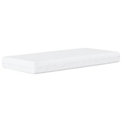 Lit de jour avec matelas noir 100x200 cm velours 