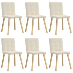 Chaises à manger lot de 6 Lin 