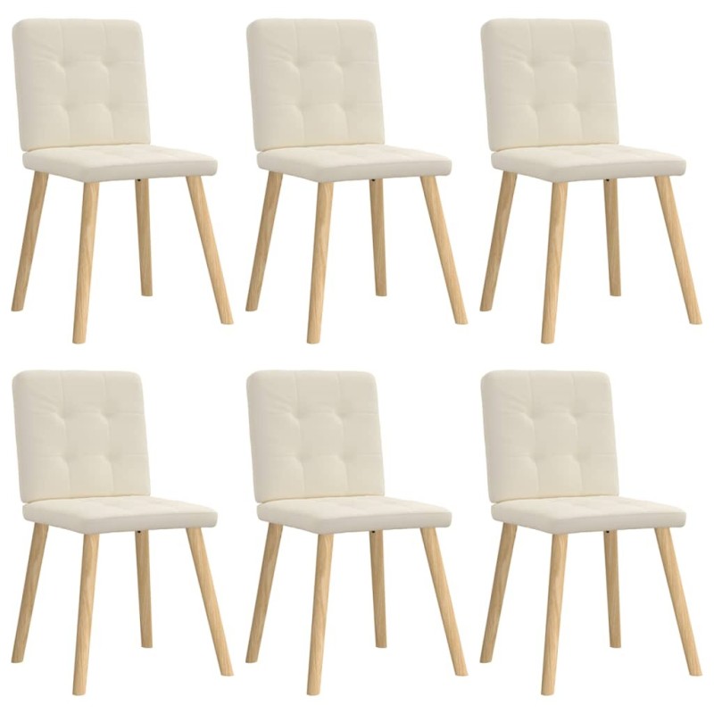 Chaises à manger lot de 6 Lin 