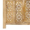 Cloison de séparation 4 panneaux 160x165 cm Bois de manguier 