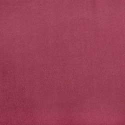 Canapé à 3 places et repose-pieds Rouge bordeaux 180 cm Velours 