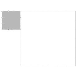 Chenil Argenté 12,1 m² Acier   