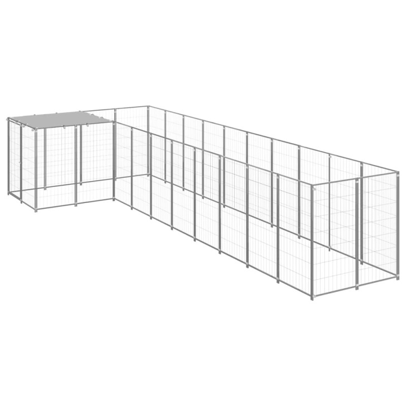 Chenil Argenté 7,26 m² Acier   