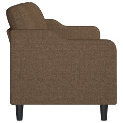 Canapé à 3 places Marron 180 cm Tissu 