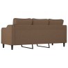 Canapé à 3 places Marron 180 cm Tissu 