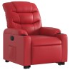 Fauteuil inclinable Rouge Similicuir 