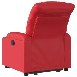 Fauteuil inclinable Rouge Similicuir 