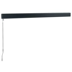 Auvent rétractable bleu et blanc 3x2,5 m tissu et aluminium 