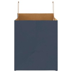 Sacs en papier 50 pcs avec poignées bleu 32x22x24 cm 