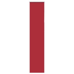 Store enrouleur occultant rouge largeur du tissu 45,7 cm 