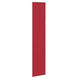 Store enrouleur occultant rouge largeur du tissu 45,7 cm 