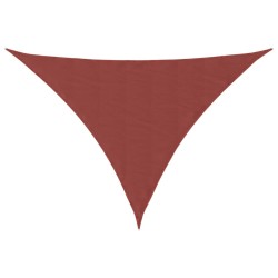Voile de parasol tissu oxford triangulaire 3,5x3,5x4,9 m 