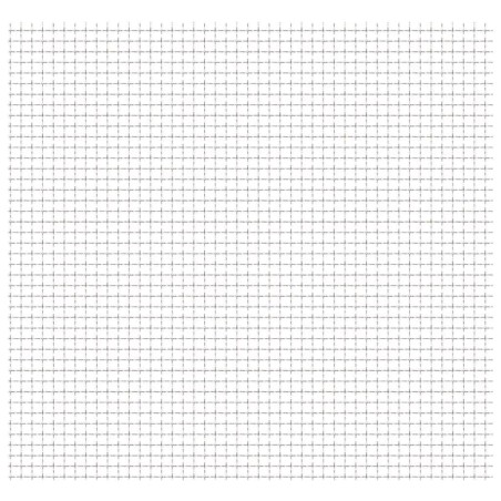 Clôture de jardin sertie Acier inoxydable 50x50 cm 21x21x2,5 mm 