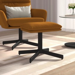 Repose-pied Marron 60x60x36 cm Velours 