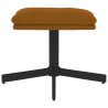 Repose-pied Marron 60x60x36 cm Velours 