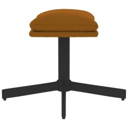 Repose-pied Marron 60x60x36 cm Velours 