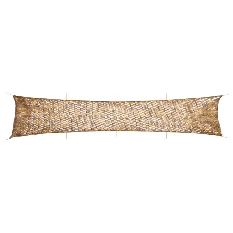 Filet de camouflage avec sac de rangement 844x142 cm sable 