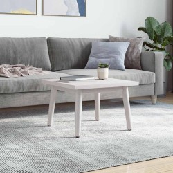 Dessus de table blanc 40x40x2,5 cm bois de pin massif 