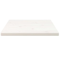 Dessus de table blanc 40x40x2,5 cm bois de pin massif 