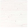 Dessus de table blanc 40x40x2,5 cm bois de pin massif 