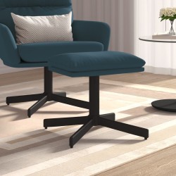 Repose-pied Bleu 60x60x36 cm Velours 