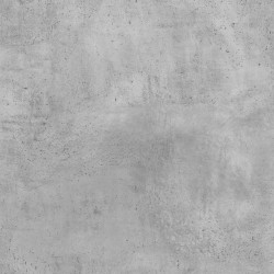 Table de chevet avec pieds en métal gris béton 40x30x50 cm 