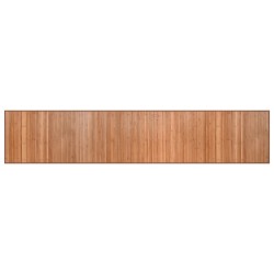 Tapis rectangulaire naturel 60x300 cm bambou 