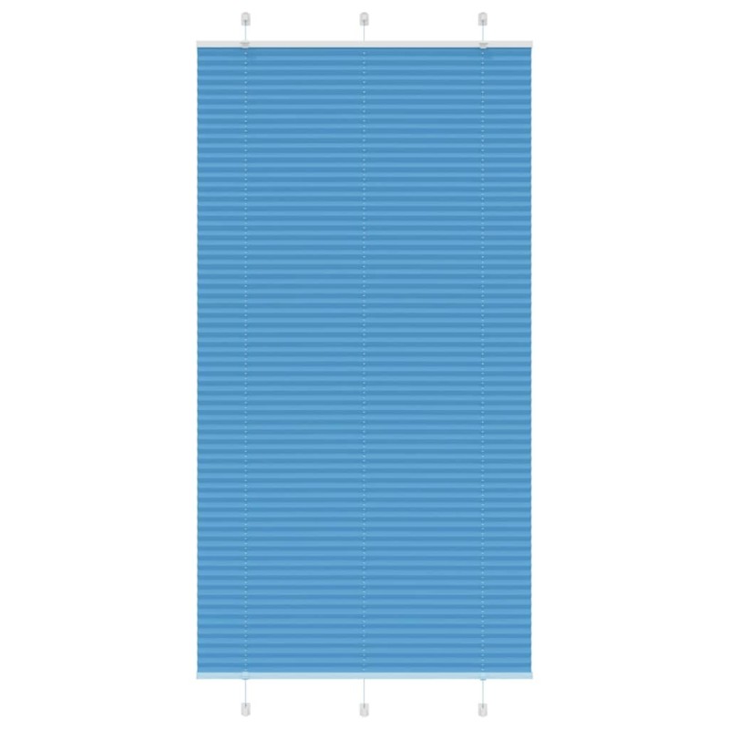 Store plissé bleu 110x200 cm largeur du tissu 109,4cm polyester 