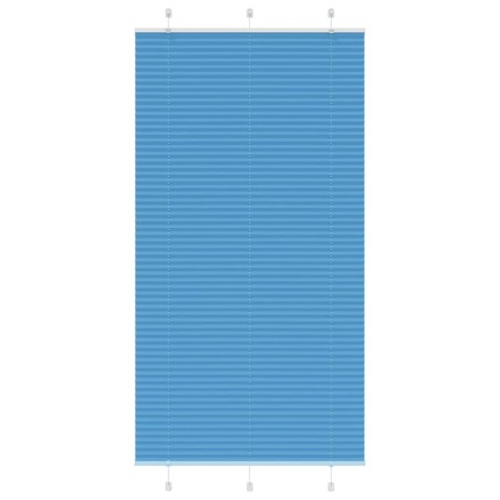 Store plissé bleu 110x200 cm largeur du tissu 109,4cm polyester 
