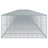 Panier gabion avec couvercle 1100x100x50 cm fer galvanisé 