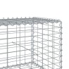 Panier gabion avec couvercle 1100x100x50 cm fer galvanisé 