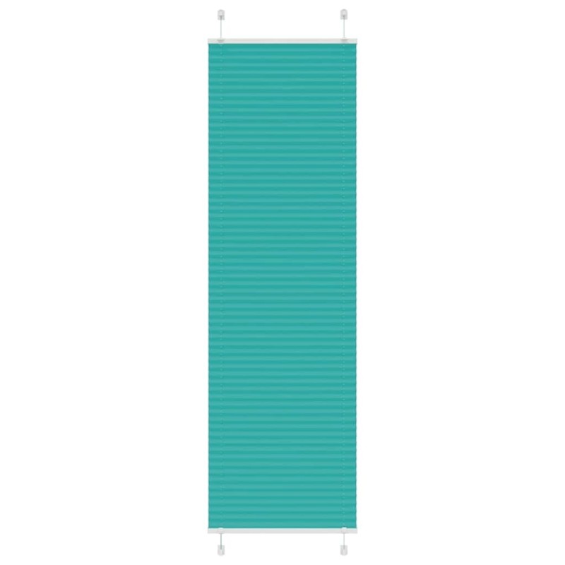Store plissé vert pétrole 55x200 cm largeur du tissu 54,4 cm 