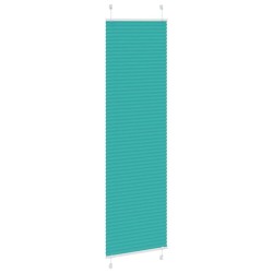 Store plissé vert pétrole 55x200 cm largeur du tissu 54,4 cm 
