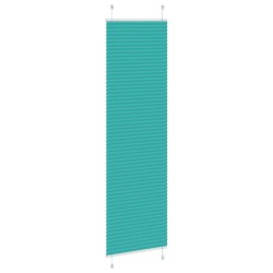 Store plissé vert pétrole 55x200 cm largeur du tissu 54,4 cm 