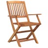 Ensemble à manger de jardin 5 pcs Bois d'acacia solide 