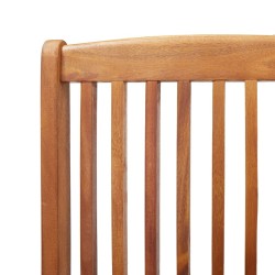 Ensemble à manger de jardin 5 pcs Bois d'acacia solide 