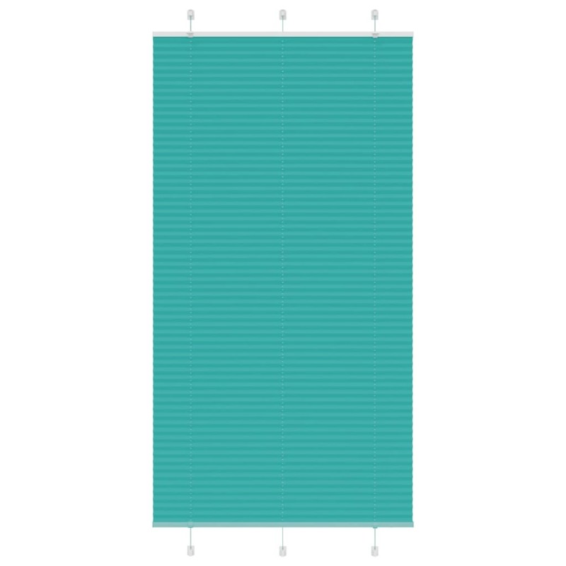 Store plissé vert pétrole 110x200cm largeur du tissu 109,4cm 