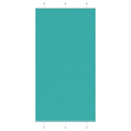 Store plissé vert pétrole 110x200cm largeur du tissu 109,4cm 