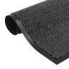 Paillasson rectangulaire 80 x 120 cm Anthracite 