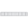 Panier gabion avec couvercle 750x100x100 cm fer galvanisé 