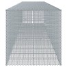 Panier gabion avec couvercle 750x100x100 cm fer galvanisé 