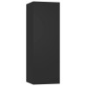 Ensemble de meubles TV 8 pcs Noir Bois d'ingénierie 